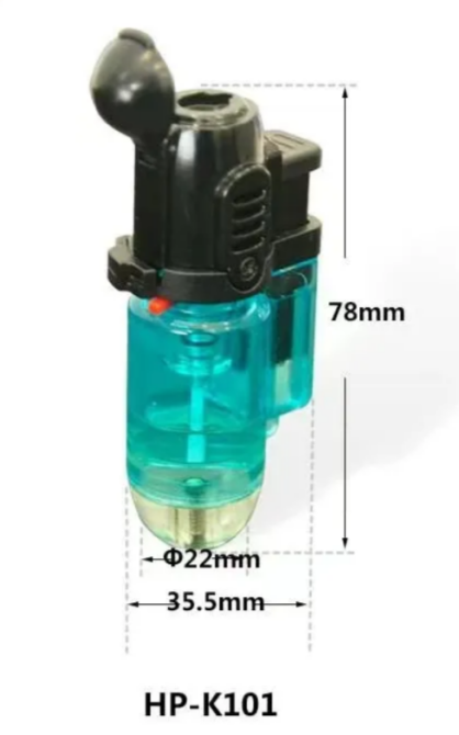 Горелка газовая карманная / Турбо зажигалка / K101 Днепр - изображение 2