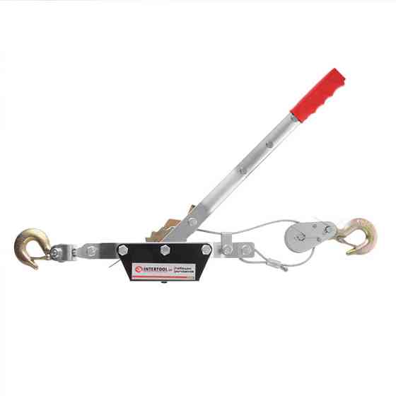 Ручна лебідка INTERTOOL GT1442, 2 т, трос 1,50 м × 4,5 мм - найкраща ручна лебідка у своїй категорії Львів