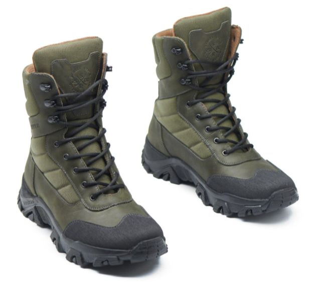 Тактические берцы демисезон хаки Б6 — водонепроницаемые, прочные, армейская обувь для военных и охоты 41(27см) Харьков - изображение 5