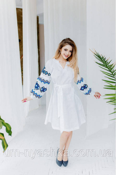 Жіноча вишита сукня на льні Христина Кривий Ріг - фото 5