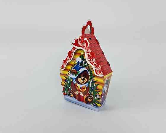 Коробка під цукерки No244 (600 г) new Ведмежатко з подарунком (25 шт.) Харків