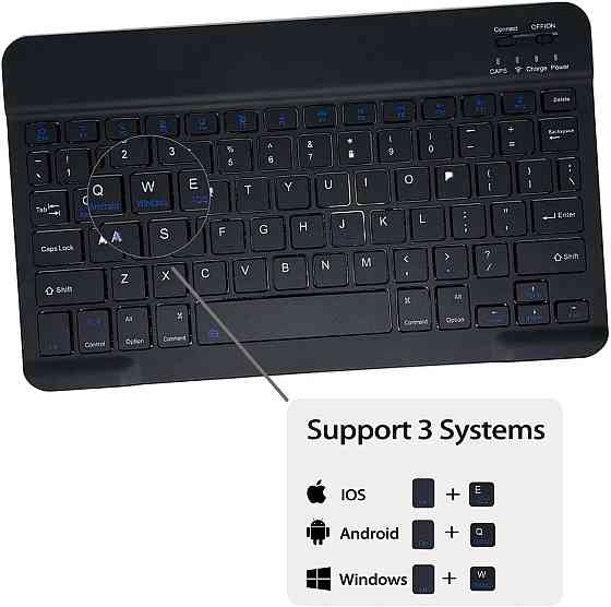 Чехол клавиатура leleyo для Amazon Fire Max 11 11 дюймов с магнитной съемной клавиатурой Днепр