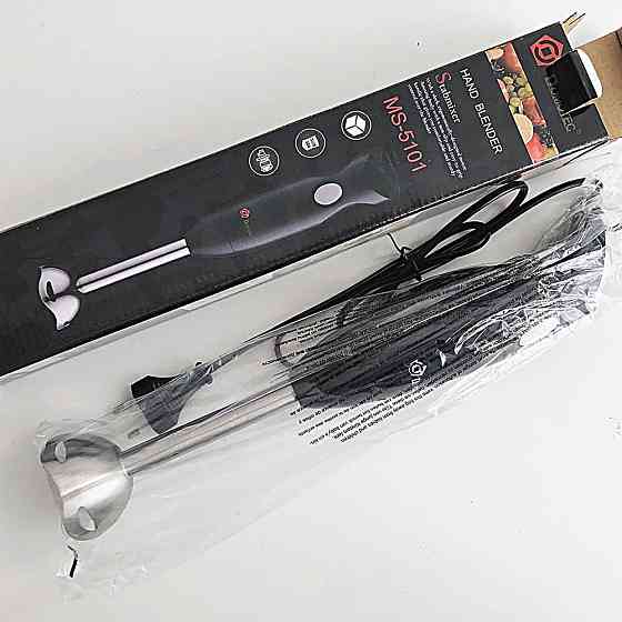 Занурювальний блендер DOMOTEC MS-5101, потужність 350 Вт, кнопкове управління, 1 насадка – компактний та зручний для кухні. Одеса