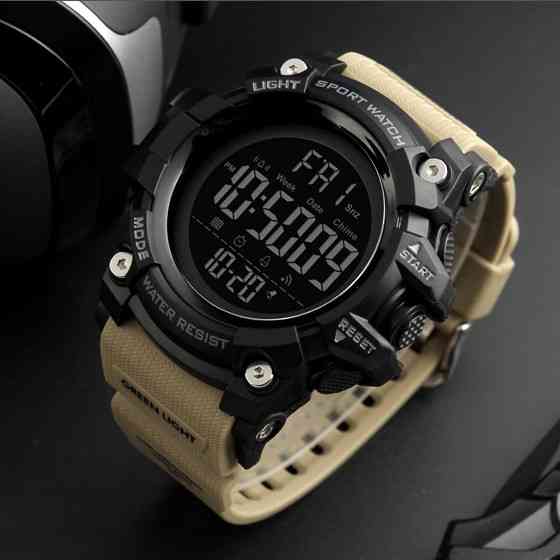 Skmei 1384 Black-Khaki Wrisband Київ