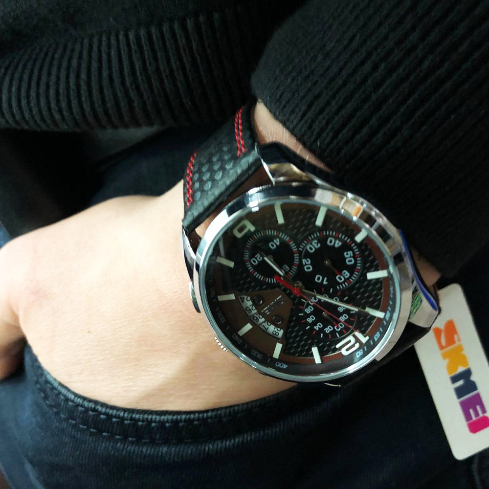 Мужские часы стильные часы для мужчины SKMEI, кварцевые мужские наручные часики DA-30 Львов - изображение 6