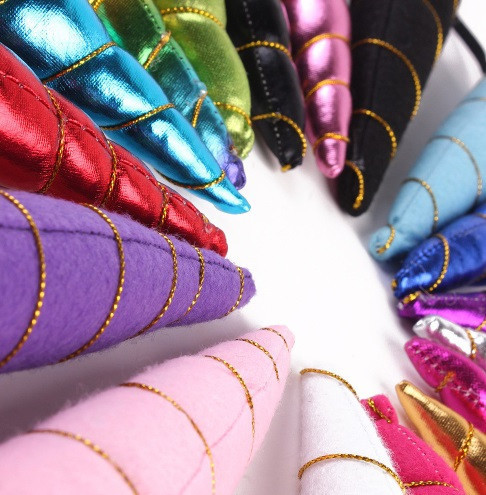 Дитяча пов'язка "Єдиноріг", світло-рожева - висота рогу 14см, окружність універсальна (на резинці) Київ - фото 4