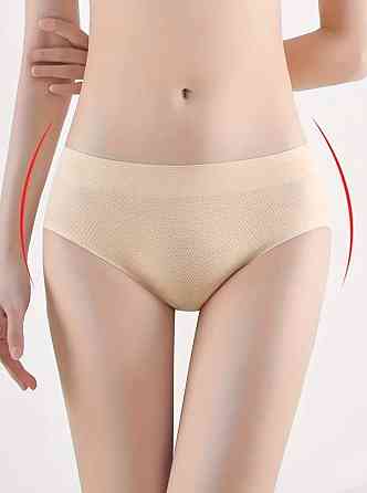 Труси з пушапом жіночі в сіточку безшовні бежевий М(40р.) Київ