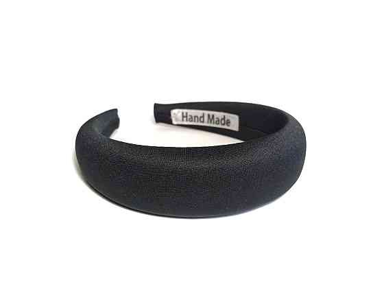 Широкий обруч на голову черный Киев
