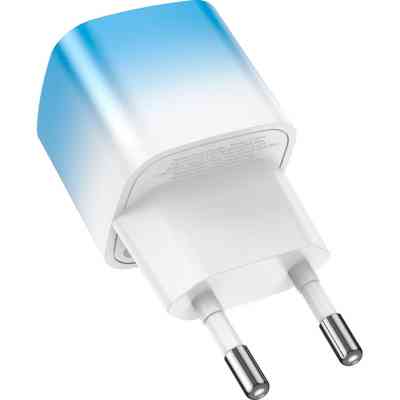 Зарядний пристрій HOCO C101A USB-C PD20W Ice Blue (6931474769374) Вінниця