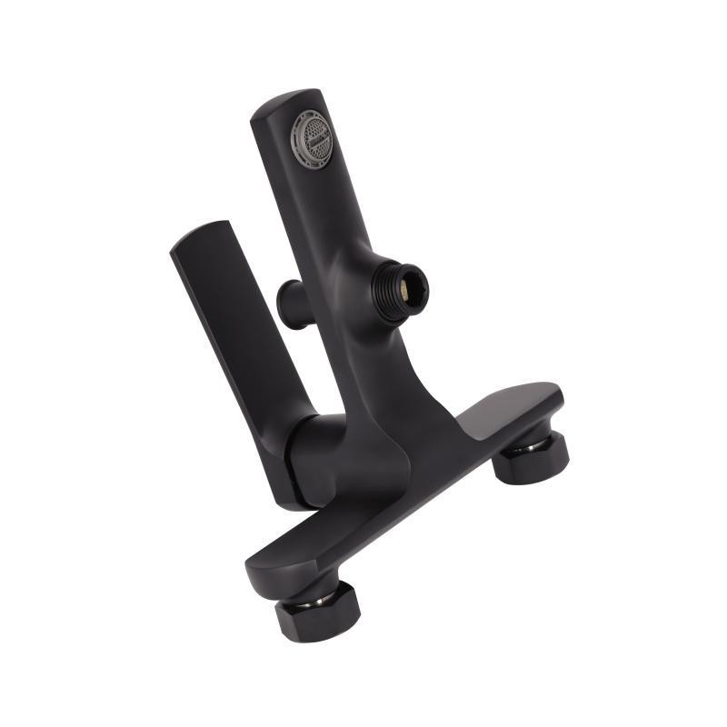 Змішувач для ванни Qtap Slavonice QTSLA259BLM45918 Black Matt чорний Київ - фото 3