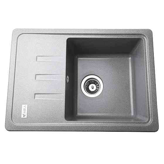 Гранітна мийка Mira MONTI сірий 620 х 435 мм (000028977) Київ