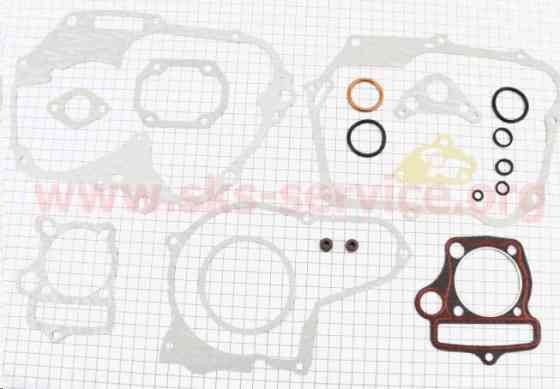 Прокладки двигуна (набір) Пітбайк JH125 (д.54) (19 шт) Мукачево