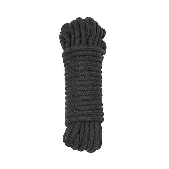 Мотузка для шибарі Punishment - Bondage Rope - Black Sex Aura Київ