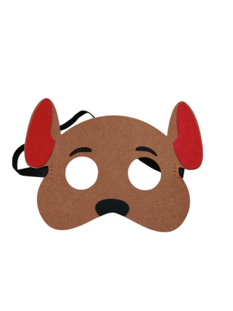 Дитяча маска Собака із фетру на свято one size різнобарвний Київ