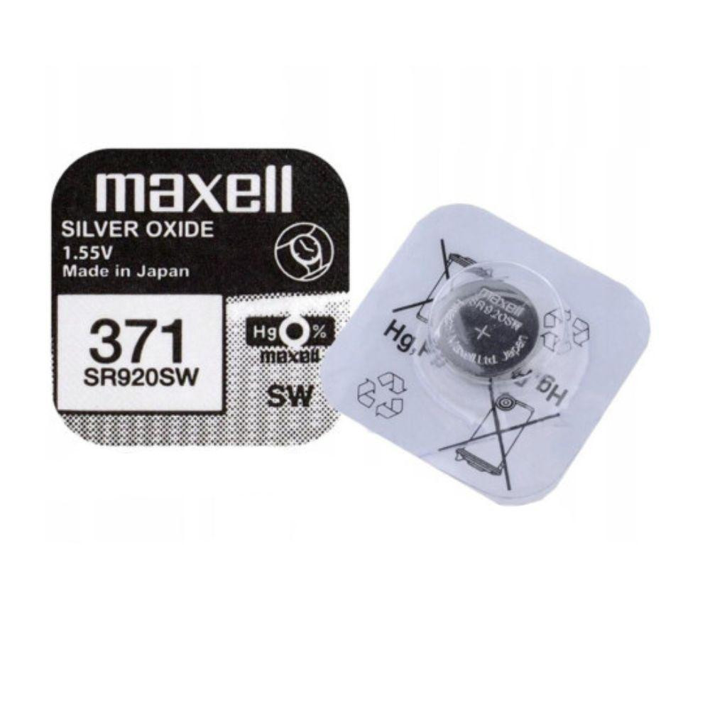 Батарейка MAXELL SR920SW 1PC EU MF (371) A 1шт (M-18290100) Київ - фото 3