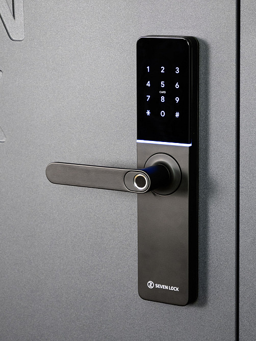 Умный дверной биометрический замок SEVEN LOCK SL-7779BFW-T Киев - изображение 18
