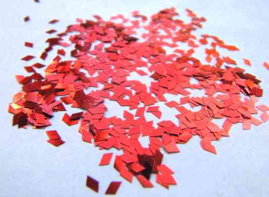 Плівка для ефекту "Бите скло" порізана в колбочках червона Київ