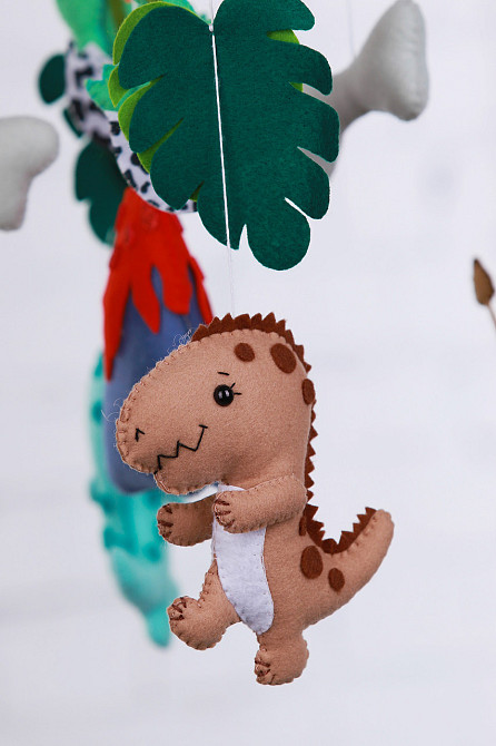 Музичний мобіль WoollyFox «Печерні люди» з 35 мелодіями Київ - фото 5