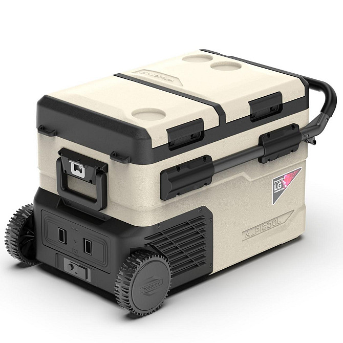 Компрессорный автохолодильник Alpicool TGBSW35 (LG). 38 литров. Двухкамерный. До -20℃. (12, 24, 220  Дніпро - фото 1