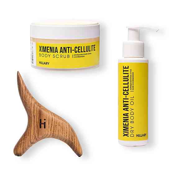 Набір для масажу гуаша із Масажером Пташка та Антицелюлітним комплексом Хimenia Київ