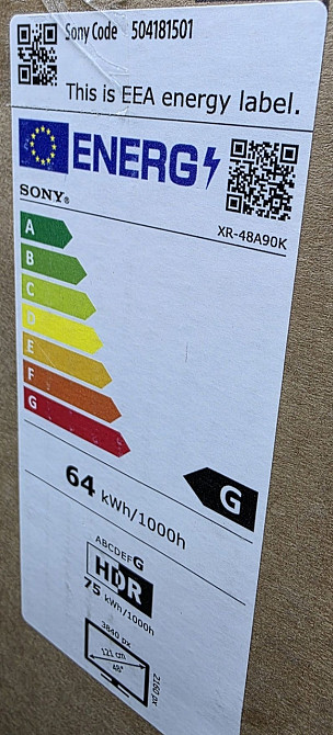 Телевизор Sony OLED 48A90K Google TV. Киев - изображение 1