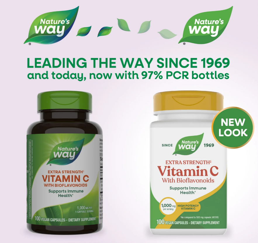 Вітамін C (аскорбінова кислота)  Nature's Way Vitamin C 1000 мг 100 вег капс Київ - фото 5