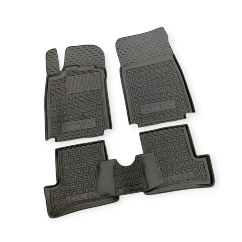 Килимки Рено clio iii 2005-2012 (3дв.) хетчбек борт 2,5см, з перемичкою салону Мукачево - фото 1