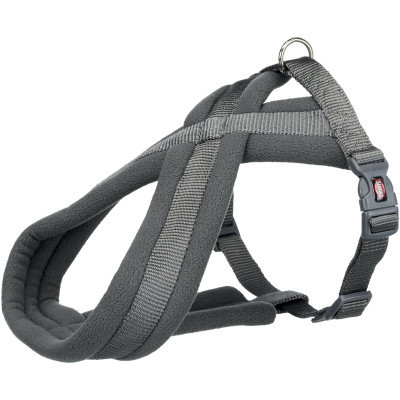 Шлея для собак Trixie Premium туристична M-L 50-80 см/25 мм графітова (4053032021839) Вінниця - фото 1