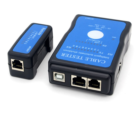 Кабельний тестер Merlion M726ATUSB, RJ-45 + USB, батарейки в комплекті немає Полтава - изображение 1