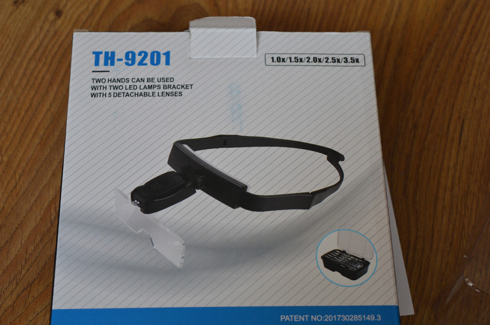 Бинокулярная лупа (Очки) с LED подсветкой TH-9201 Полтава - изображение 1