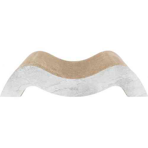 Дряпка Trixie для котів Хвиля XXL та котячою м ятою картон сіра 64х14х37 см Київ