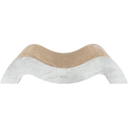 Дряпка Trixie для котів Хвиля XXL та котячою м ятою картон сіра 64х14х37 см Київ - фото 2