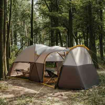Палатка Naturehike шестимісний KOTA 6, CNK2450WS031, 75D, світло-коричневий (6927595760666) Вінниця