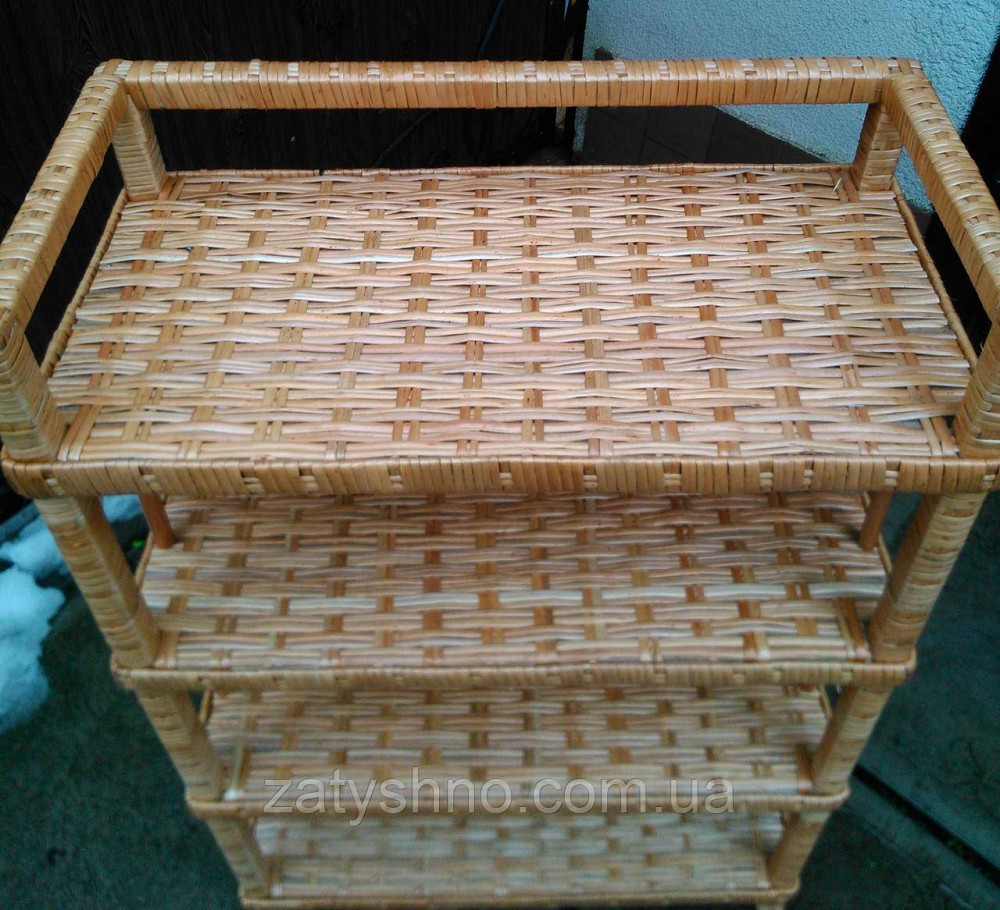 Стеллаж плетеный на 5 полок Киев - изображение 5