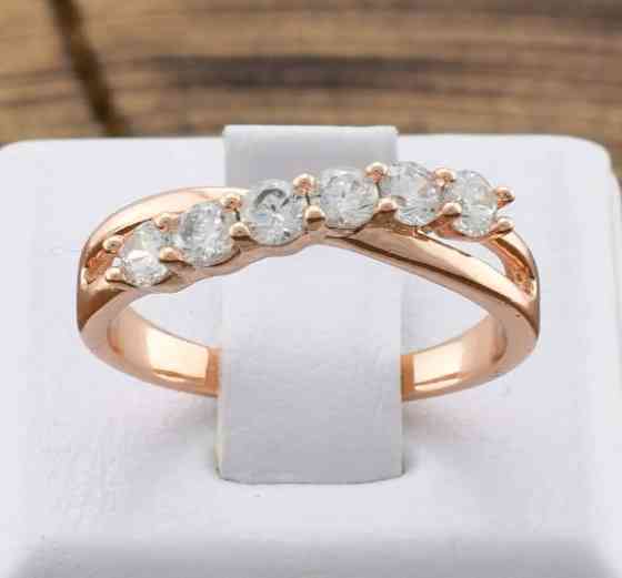 Кольцо Xuping 14094, 21 размер (ширина 3мм), позолота РО Киев