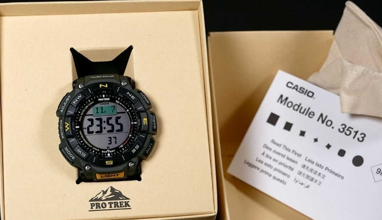 Новинка. С компасом Casio PRG-340-3CR ProTrek Green. Харьков - изображение 1