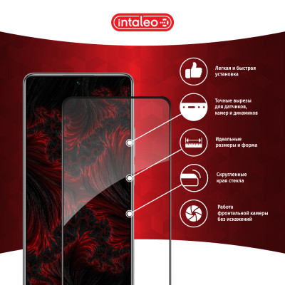 Скло захисне Intaleo Full Glue Xiaomi Mi 11T Pro Black (1283126518775) Вінниця - фото 2