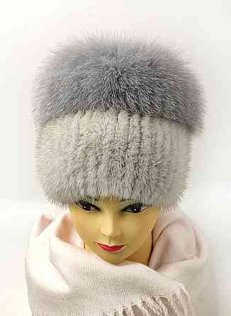 Хутряна жіноча шапка кубанка Ліа Сірий Харків