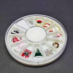 Новогодний декор для ногтей Киев - изображение 2