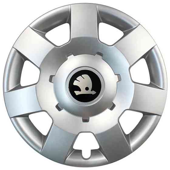 Автомобильные модельные колпаки R14 Skoda 219 4шт, SJS, серебряные Киев