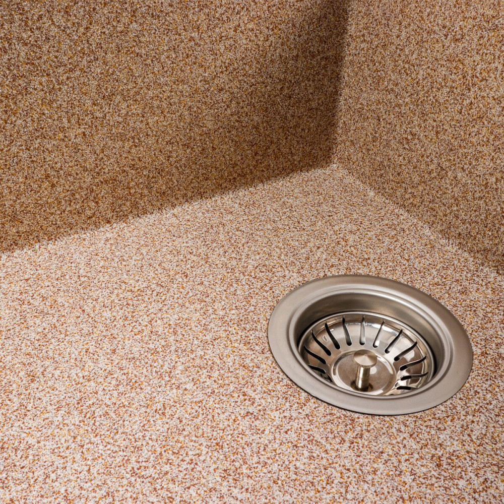 VALESO Гранітна мийка для кухні VALESO 7950 AZURIT матова Карамель Київ - фото 3