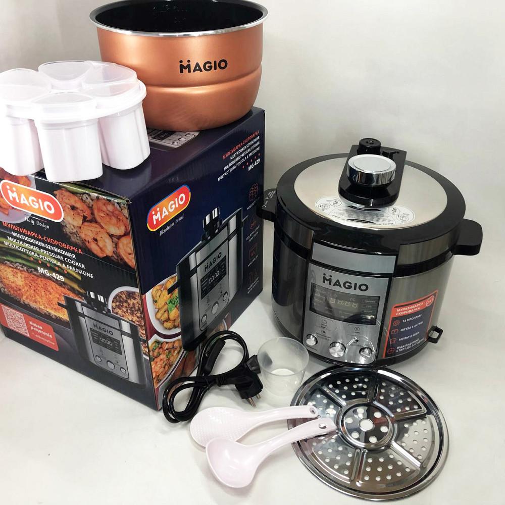 Практична мультиварка, Мультиварка з підтримкою температурного режиму, 5 літрів Кашеварки ZC-20 Львів - фото 6