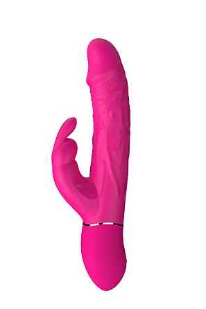Подвійний вібратор кролик Dream Toys VIBES OF LOVE COCKY RABBIT MAGENTA Sex Aura Київ