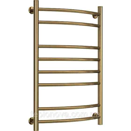 Водяна неіржавка сушарка для рушників Камелія 500х800 бронза Чернівці