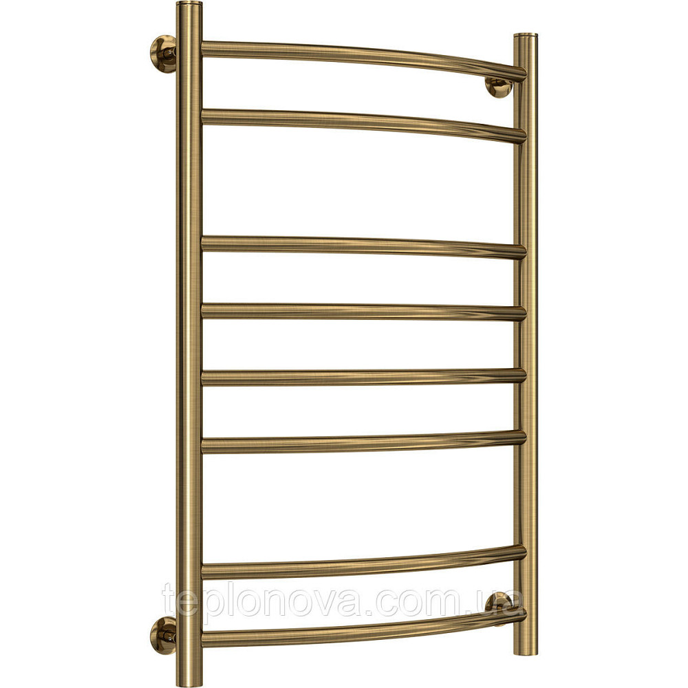 Водяна неіржавка сушарка для рушників Камелія 500х800 бронза Чернівці - фото 6