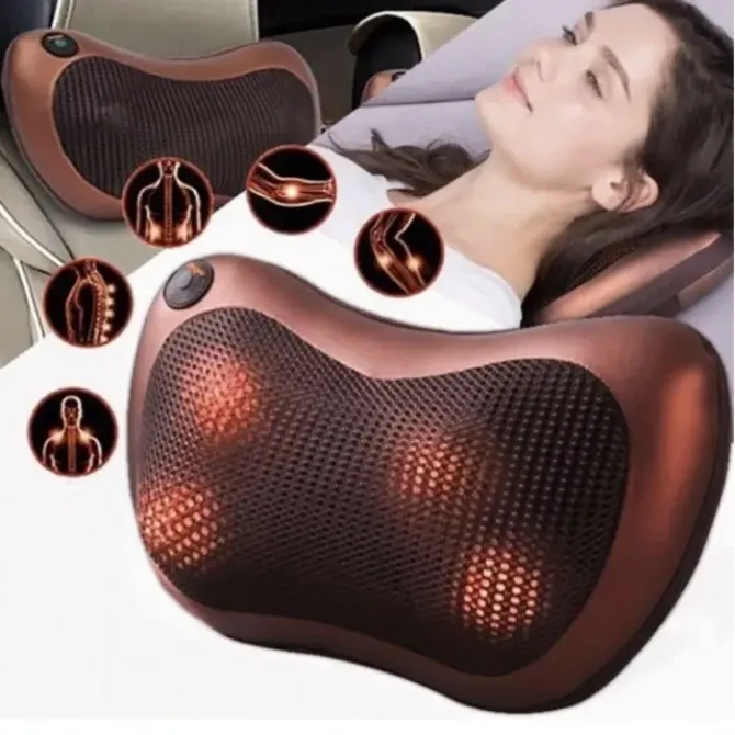 Массажер Car and Home Massage Pillow №8028 для снятия спазмов и боли в спине, комфорт и расслабление Киев - изображение 1