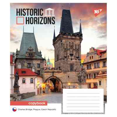 Тетрадь Yes Historic Horizons А5 24 листов клетка (767881) Винница