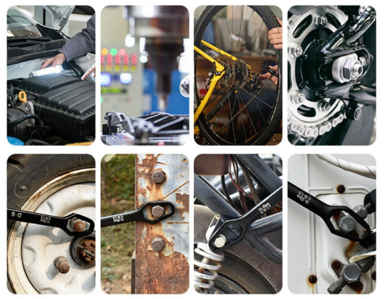 Универсальный многофункциональный гаечный ключ с двойной головкой D-S / 8-22 мм Днепр