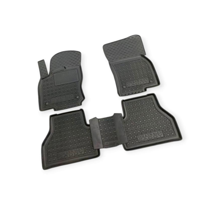 Килимки Фольцваген caddy 2021-> борт 2,5см, (4 двері) mod з перемичкою салону Мукачево - фото 1