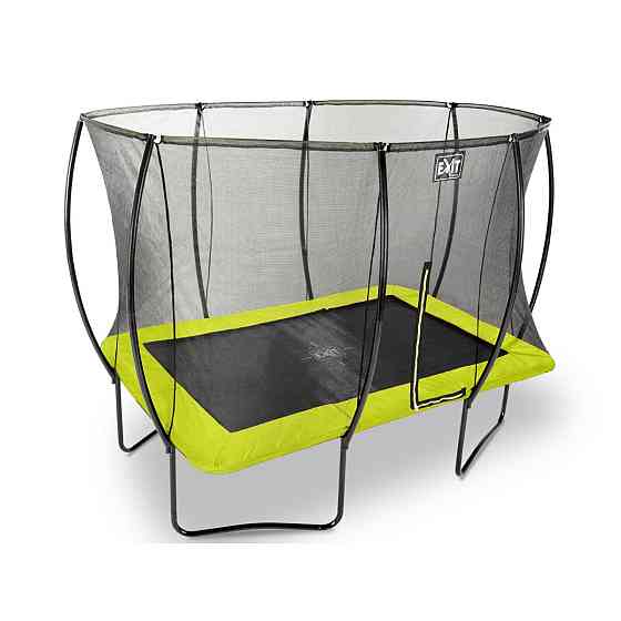 Батут EXIT Silhouette прямокутний 244x366см зелений Київ